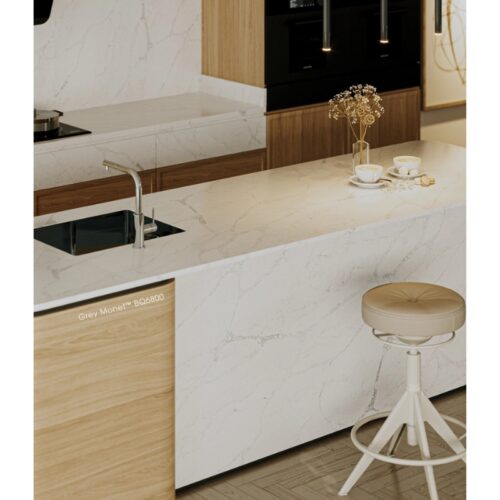 Đá nhân tạo Vicostone Grey Monet BQ6800 3 hinh anh da nhan tao vicostone grey monet bq6800