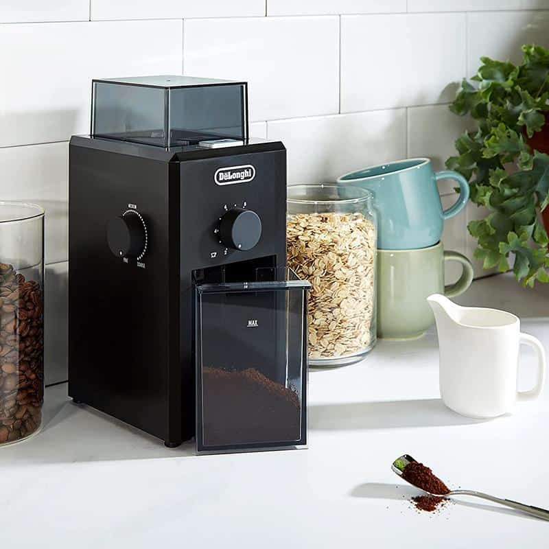 Ảnh máy xay cafe tự động DeLonghi KG79 Ảnh máy xay cafe tự động DeLonghi KG79