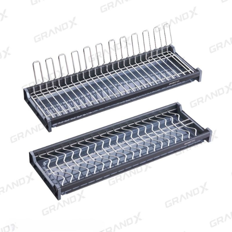 Giá bát đĩa cố định nan Oval SUS304 Grandx XF.80M Giá bát đĩa cố định nan Oval SUS304 Grandx XF.80M