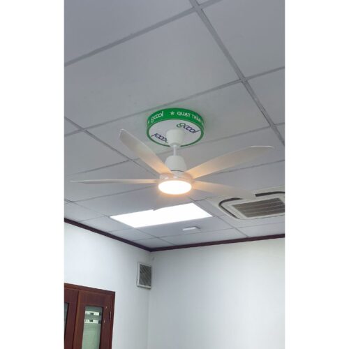 Quạt trần Gcool Copter 05 RL VN011402508 Trắng 3 anh thuc te quat tran gcool copter 05 rl vn011402508 trang