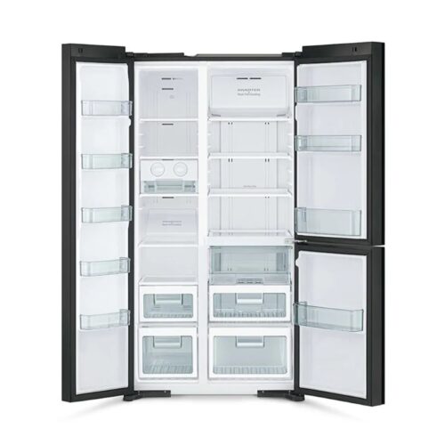 Tủ Lạnh 3 cánh side by side Inverter 590 Lít Hitachi R-M800PGV0 GBK 3 anh tu lanh 3 canh side by side inverter 590 lit hitachi r m800pgv0 gbk