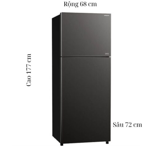 Tủ Lạnh 2 cánh Inverter 390 lít Hitachi R-FVY510PGV0 GMG 5 kich thuoc tu lanh 2 canh inverter 390 lit hitachi r fvy510pgv0 gmg
