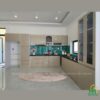 Tủ bếp gỗ An Cường AC24 - Tủ bếp chữ L, hiện đại 1 Tủ bếp gỗ An Cường AC24 - Tủ bếp chữ L, hiện đại