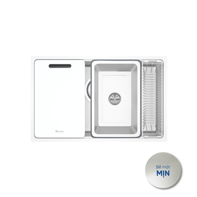 Chậu rửa bát Konox TARI 7648SM Chậu rửa bát Konox TARI 7648SM