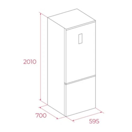 Tủ lạnh 2 cánh 378L Teka RBF 88670 VAN GOGH 4 Kích thước Tủ lạnh 2 cánh 378L Teka RBF 88670 VAN GOGH