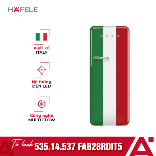 Tủ lạnh Hafele Smeg FAB28RDIT5 535.14.537