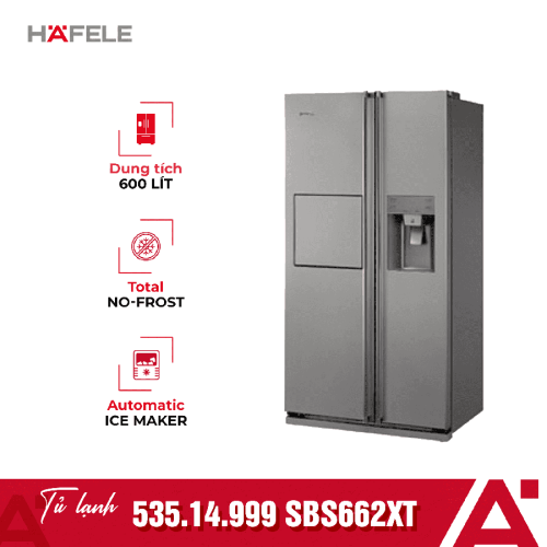 Tủ Lạnh Hafele Smeg SBS662X 535.14.999