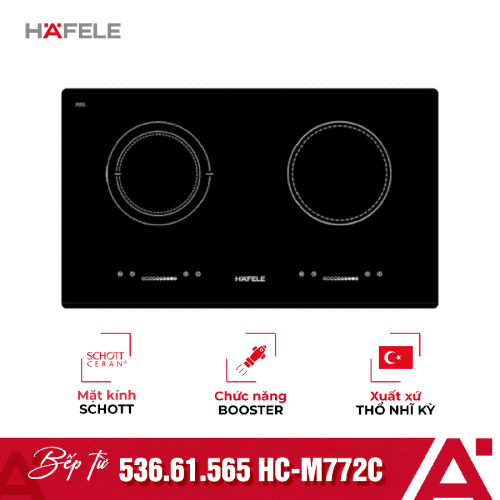 Bếp từ đôi kết hợp hồng ngoại Hafele HC-M772C 536.61.565