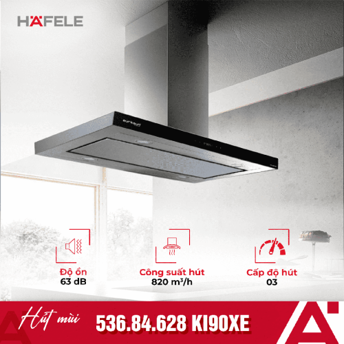 Máy hút mùi đảo 90cm Hafele Smeg KI90XE 536.84.628