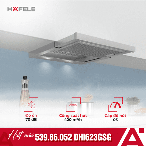 Máy hút mùi âm tủ Hafele DHI623GSG 539.86.052