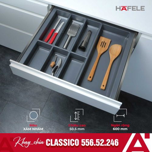 Khay chia đa năng đựng dao kéo thìa nĩa Hafele 556.52.246
