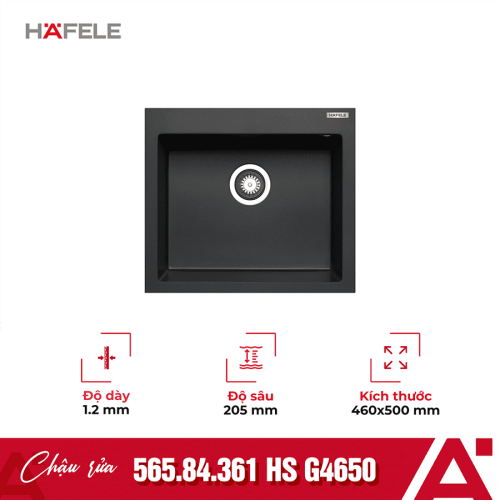 Chậu rửa bát Hafele HS G4650 565.84.361