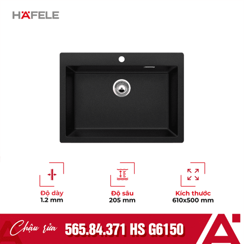 Chậu rửa chén bát Hafele HS G6150 565.84.371