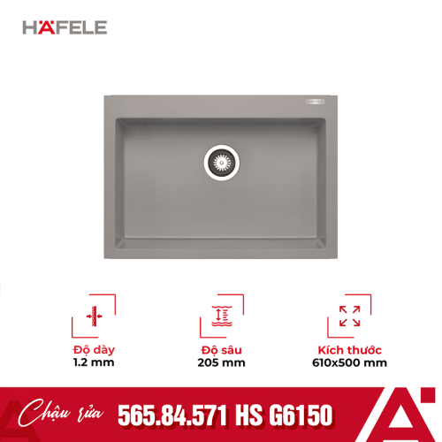 Chậu rửa chén bát Hafele HS G6150 565.84.571