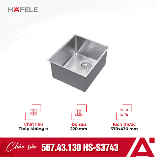 Chậu rửa bát Hafele HS-S3743 567.43.130