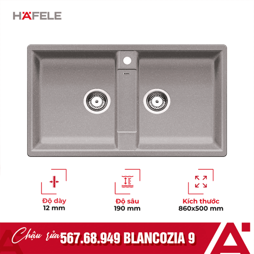 Chậu rửa bát Hafele Blancozia 9 567.68.949
