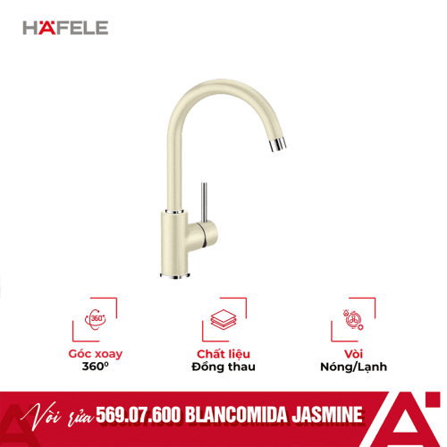 Vòi rửa bát Hafele Blancomida Jasmine 569.07.600