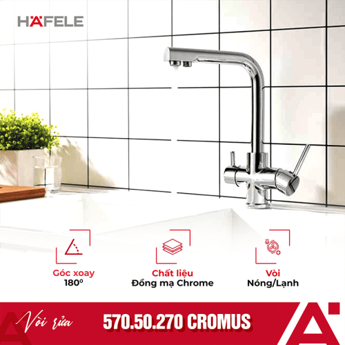 Vòi rửa bát Hafele Cromus 570.50.270