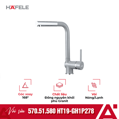 Vòi rửa bát đá Hafele HT19-GH1P278 570.51.580