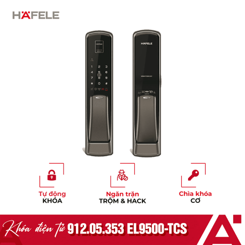 Khóa cửa điện tử Hafele EL9500-TCS 912.05.353