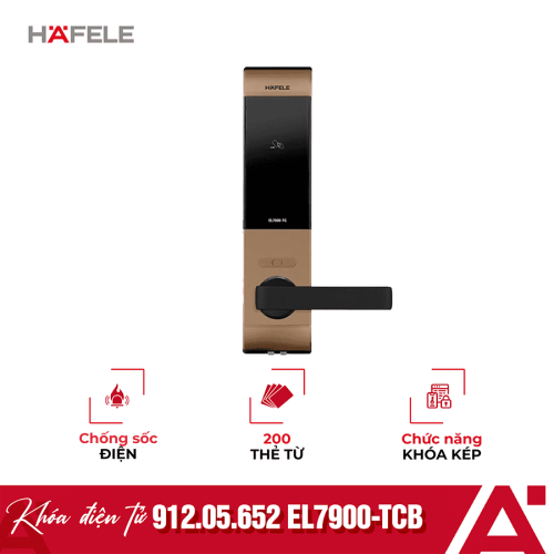 Khóa cửa điện tử Hafele EL7900-TCB 912.05.652