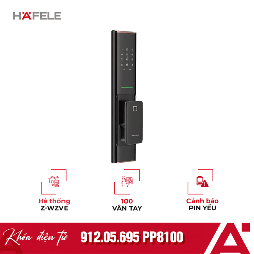 Khóa cửa điện tử Hafele PP8100 912.05.695