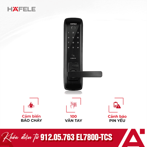 Khóa cửa điện tử Hafele EL7800-TCS 912.05.763
