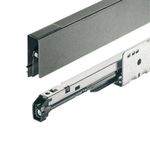 Bộ ngăn kéo Hafele 551.53.375 Matrix Box P35 16/60/500mm xám đậm