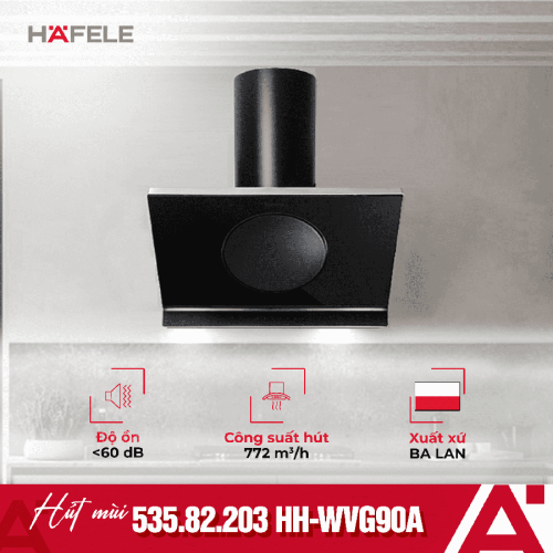 Máy hút mùi gắn tường Hafele HH-WVG90A 535.82.203