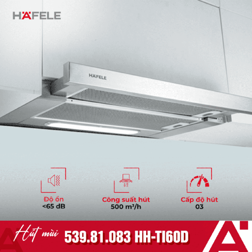 Máy hút mùi âm tủ Hafele HH-TI60D 539.81.083