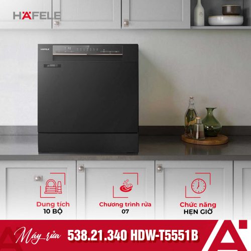 Máy rửa bát để bàn Hafele HDW-T5551B 538.21.340