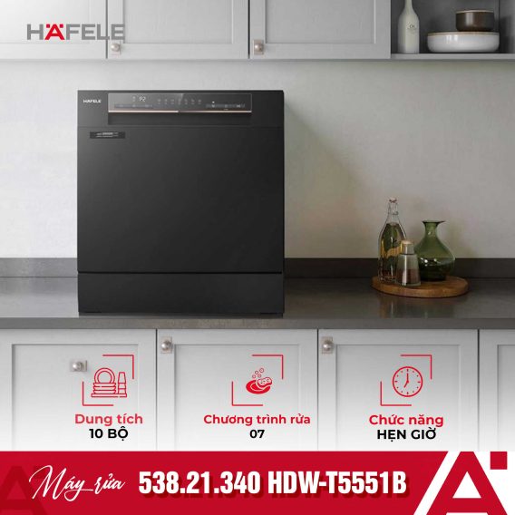 Máy rửa bát để bàn Hafele HDW-T5551B 538.21.340