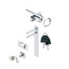 Bộ khóa trung tâm Symo với then khóa Hafele 234.99.984
