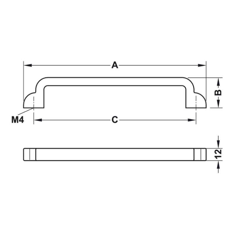 Lắp đặt tay nắm tủ D180mm Hafele 106.61.144 Lắp đặt tay nắm tủ D180mm Hafele 106.61.144