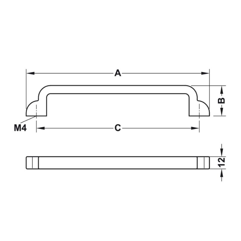 Lắp đặt tay nắm tủ H1530 148mm Hafele 106.61.043 Lắp đặt tay nắm tủ Hafele 106.61.043