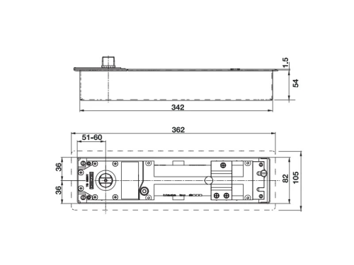 Ban Le San GEZE TS 550NV 300kg 932.10.061 1