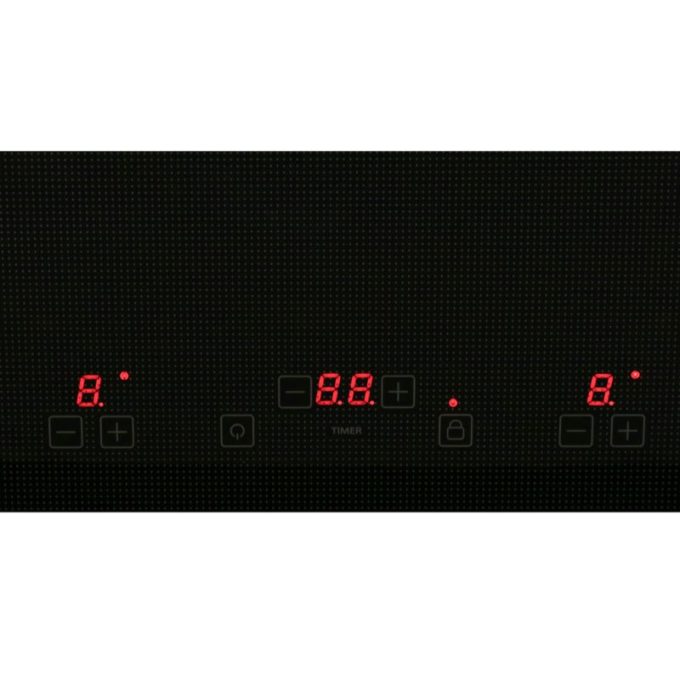 Bếp điện từ 2 vùng nấu Malloca MH-02IR SB / Bếp 1 từ 1 điện, kính Eurokera 5 Bảng điều khiển Malloca MH-02IR SB