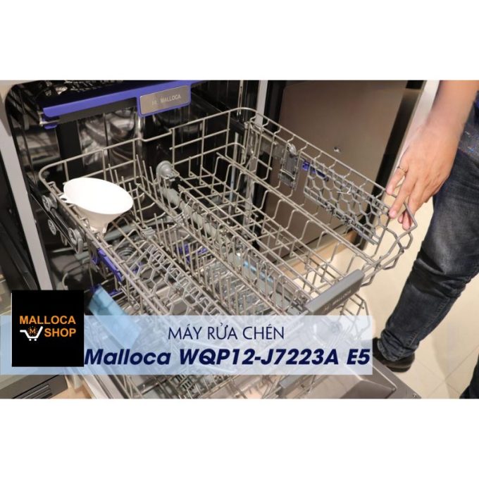 Máy Rửa Chén Đứng Độc Lập Malloca WQP12-J7223A E5 5 Sức chứa cao