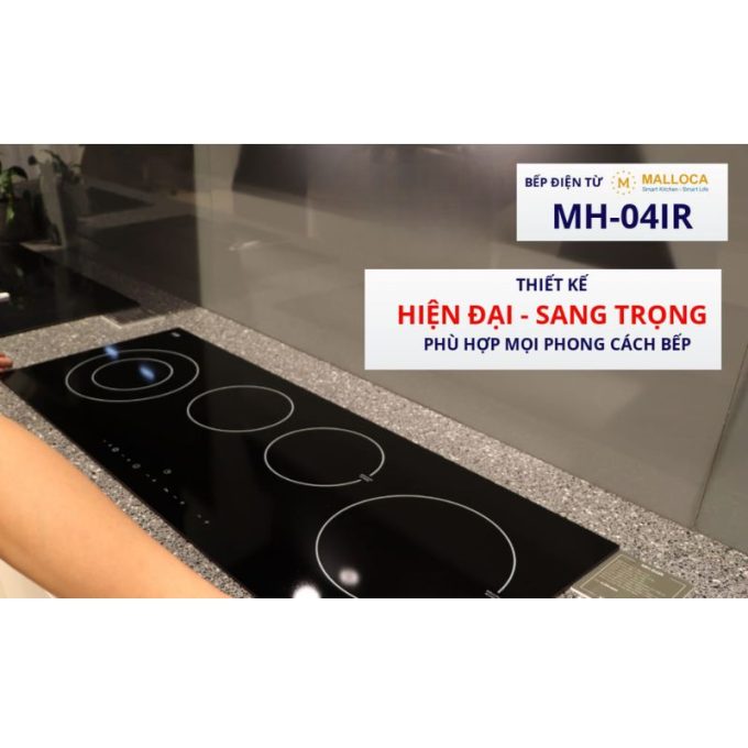 Mặt kính Eurokera thương hiệu Pháp Malloca MH-04IR