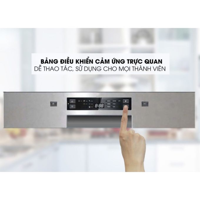 Máy rửa chén âm tủ Malloca WQP12-J7309E E5 4 WQP12-J7309E E5 -điều khiển cảm ứng