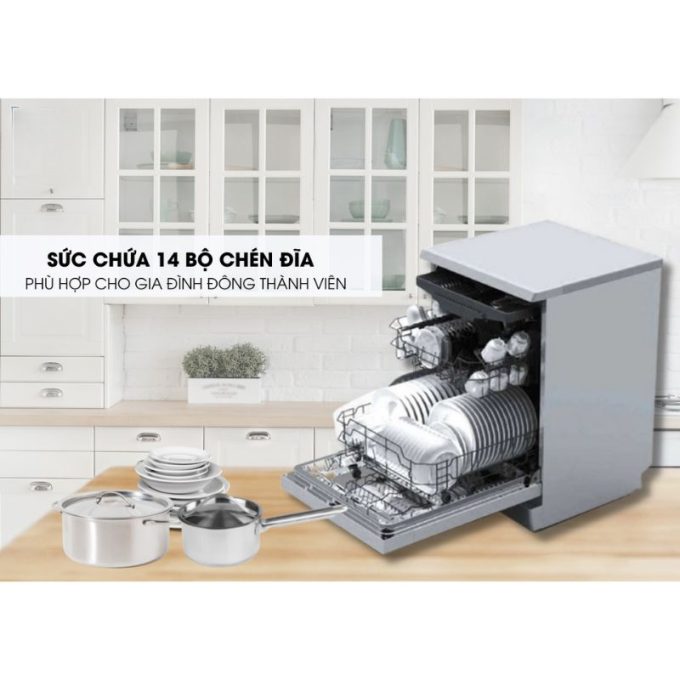 Máy rửa chén âm tủ Malloca WQP12-J7309E E5 3 WQP12-J7309E E5 sức chứa 14 bộ