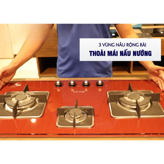 A S 9403R 3 vùng nấu rộng rãi