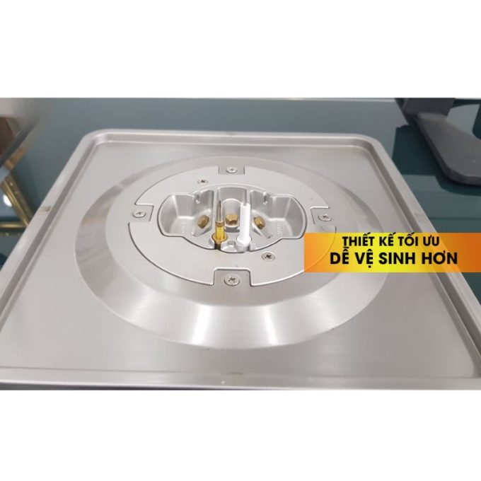 Bếp gas âm 2 vùng nấu Malloca AS 9402B / Màu đen 5 AS 9402B dễ dàng vệ sinh