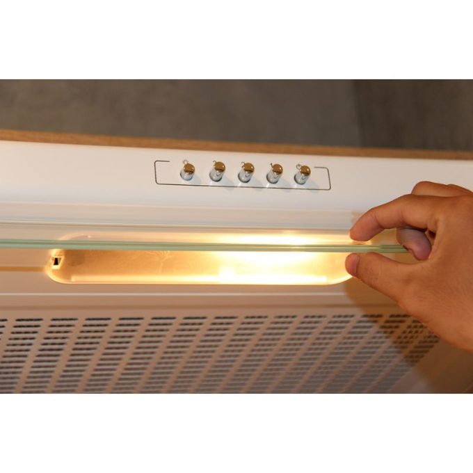 Máy hút mùi cổ điển 70cm Malloca H107W ( Màu trắng) 3 H107W kính chắn dày