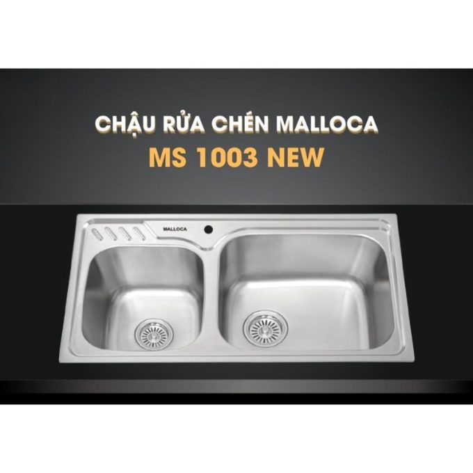 MS 1003 New chậu rửa chén 2 hố