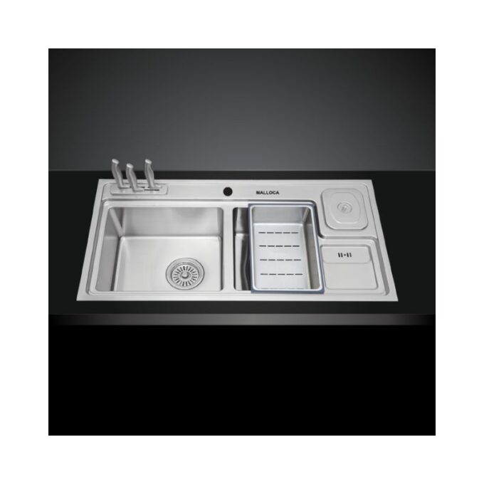 Chậu rửa bát bán thủ công Malloca MS 8804