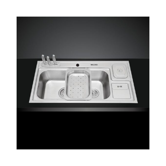 Chậu rửa bát bán thủ công Malloca MS 8809