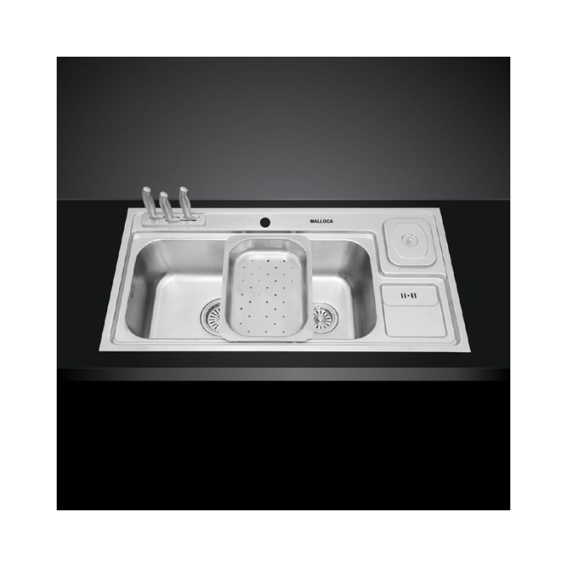 Chậu rửa bát bán thủ công Malloca MS 8809 Chậu rửa bát bán thủ công Malloca MS 8809
