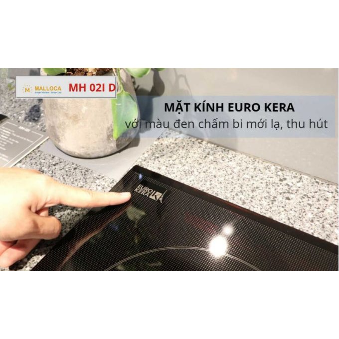 MH-2I D mặt kính euro kera chấm bi