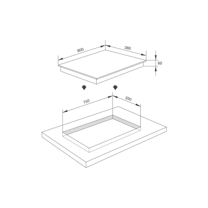 Thiết kế của Bếp từ Malloca MH-03IS Thiết kế của Bếp từ Malloca MH-03IS